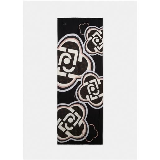 Liu jo foulard con maxi logo grafico
