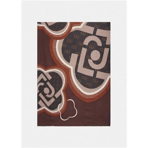 Liu jo foulard con maxi logo grafico