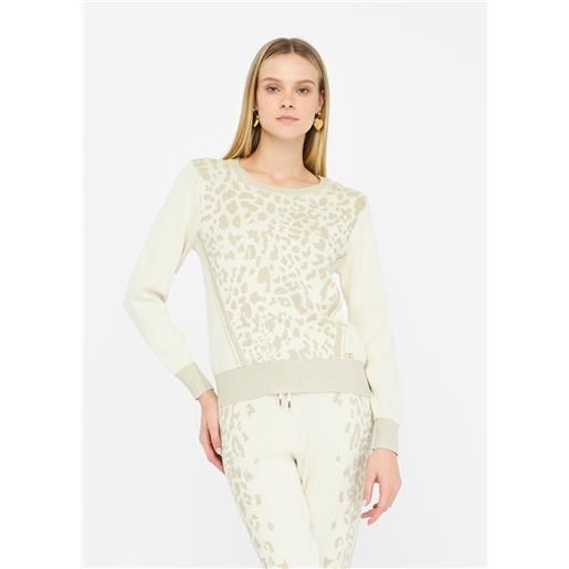 LIU JO maglione liu jo con motivo animalier