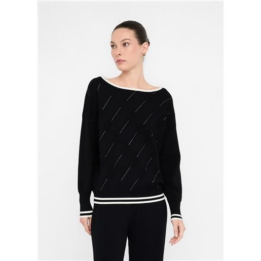 LIU JO maglione liu jo con lavorazione traforata