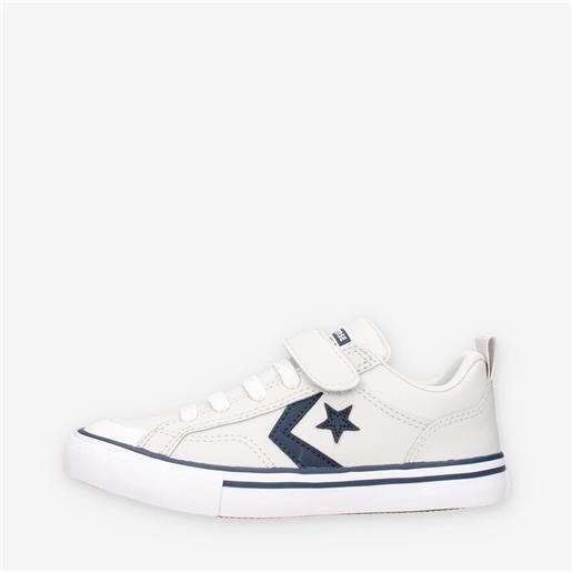 Converse a13080c pro blaze strap ox sneakers basse grigie e blu