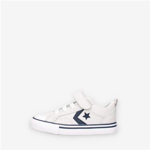 Converse a13081c pro blaze strap ox sneakers basse grigie e blu