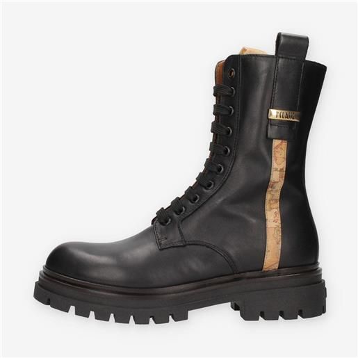 Alviero Martini Prima Classe n2371-1251-x550 anfibi neri e geo classic linea junior