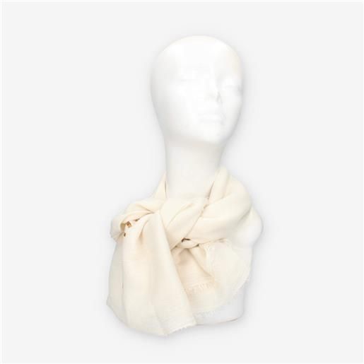Alviero Martini Prima Classe ks594-1784-0905 stola avorio con logo geo classic