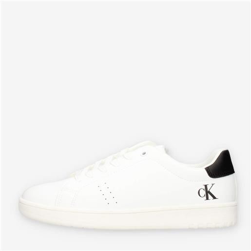Calvin Klein v3x9-83156-1355x002 sneaker bassaallacciato bianco/nero