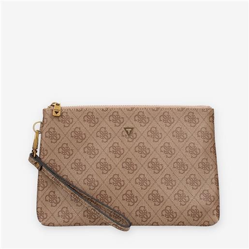 Guess pmhulop5238-bbo milano pochette beige da uomo