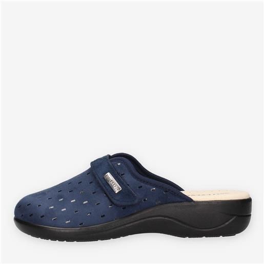 Valleverde 37304-blu pantofole blu da donna