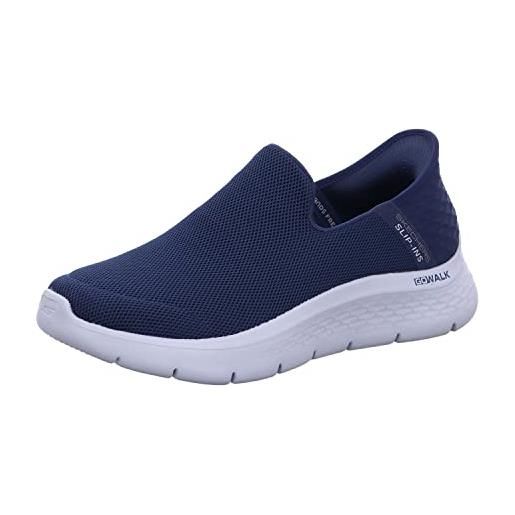 Skechers go walk flex, pantofole uomo, navy textile, 46 eu