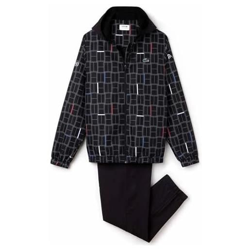 Lacoste tuta da ginnastica lacoste wh3328-hy3 nero