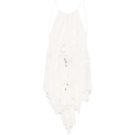 DSQUARED2 tubino con scollo posteriore - bianco