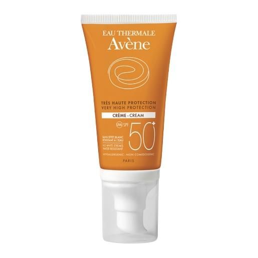 Avene Sole avene linea solare pelli sensibili spf50+ crema protettiva pelli secche 50 ml