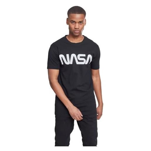 Mister Tee herren nasa t-shirt, black, größe l