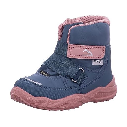 Superfit glacier, stivali da neve bambina, blu rosa 8000, 20 eu stretta