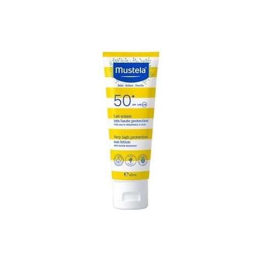 Mustela latte solare viso spf 50+ protezione per tutta la famiglia 40 ml