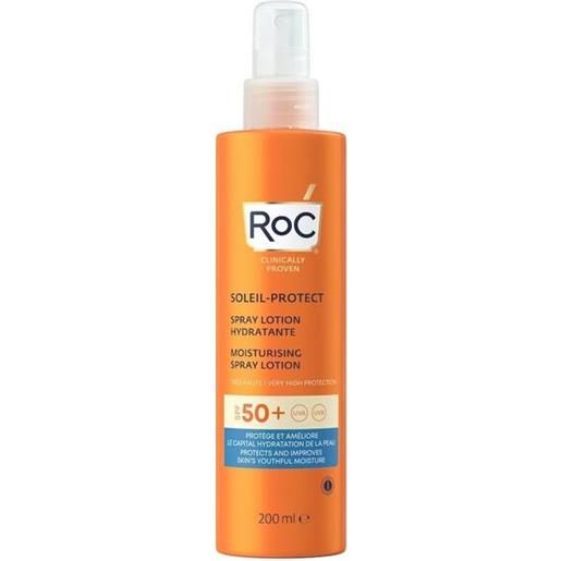 RoC soleil lozione spray solare corpo spf 50+ idratante 200 ml