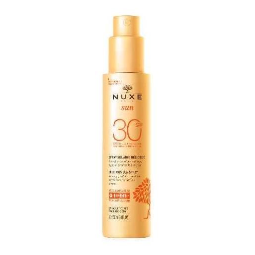Nuxe sun spray solare delizioso alta protezione spf30 per viso e corpo 150 ml