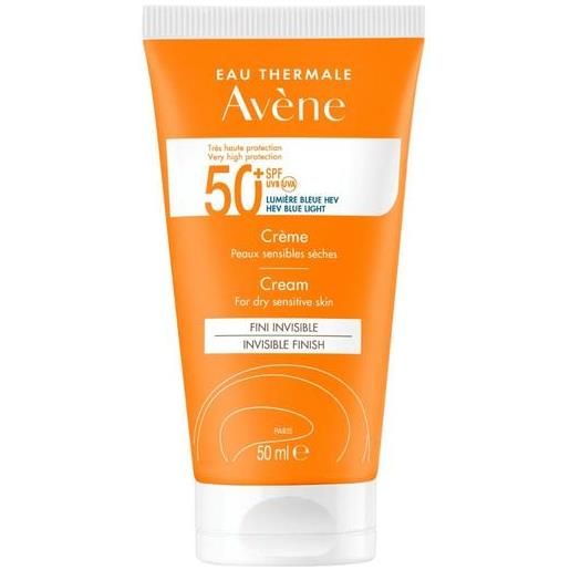 Avène solare crema viso spf 50+ protezione molto alta 50 ml