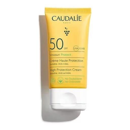 Caudalie vinosun crema solare viso anti-rughe spf 50 protezione alta 50 ml