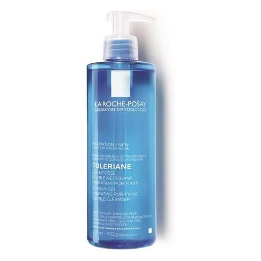 La Roche Posay toleriane gel detergente viso schiumogeno pelle sensibile 400ml