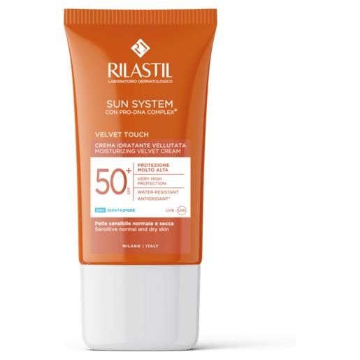Rilastil sun system crema solare vellutata viso spf50+ 50 ml
