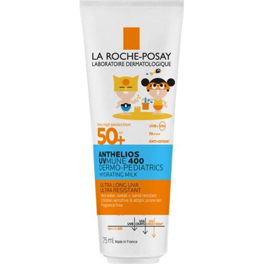 La Roche Posay la roche-posay anthelios protezione solare spf 50+ in latte idratante per bambini 75 ml