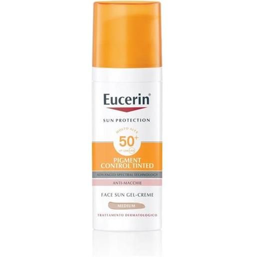 Eucerin sun pigment control tinted gel-crème spf50+ colore medium 50 ml