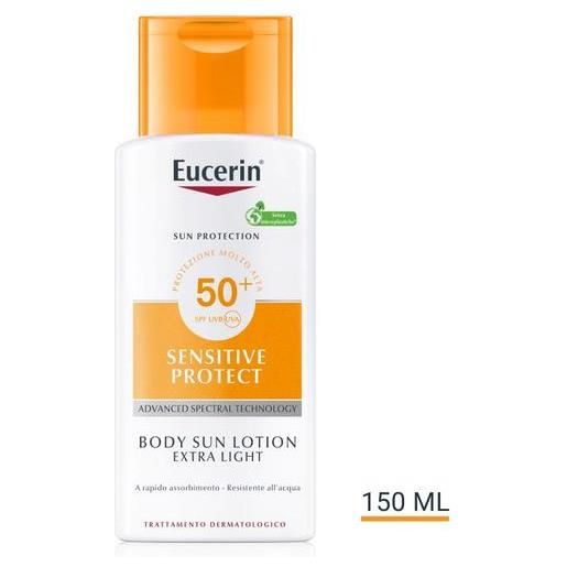 Eucerin sun crema solare sfp 50+ crema sun extra leggera protezione corpo 150 ml