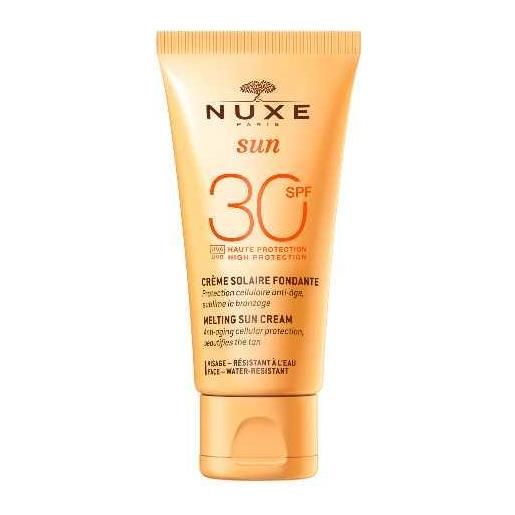 Nuxe sun crema deliziosa protezione solare viso spf 30 anti-età 50 ml