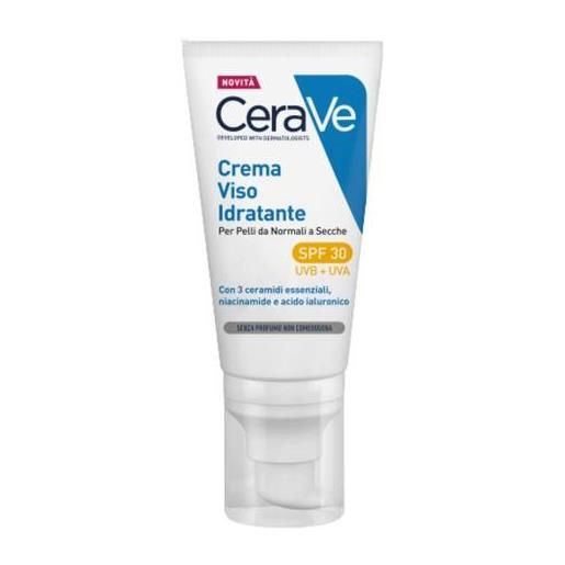 Cerave crema viso idratante spf30 pelle normale secca con ceramidi 52ml