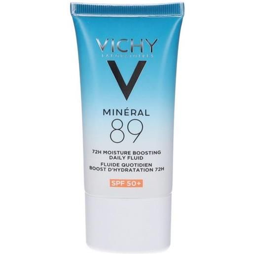 Vichy mineral 89 fluido idratante quotidiano spf50+ acido ialuronico 72h 50ml