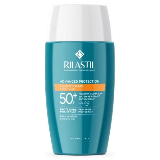 Rilastil sun system advanced protection fluido solare protettivo spf 50+ pelle sensibile 50 ml