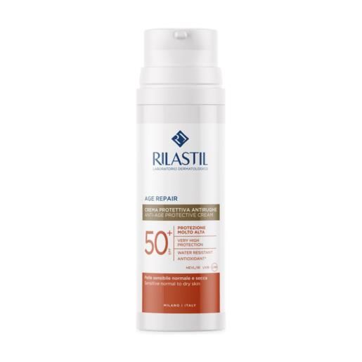 Rilastil fotoprotezione 365 age repair spf 50+ crema solare viso antietà 50 ml