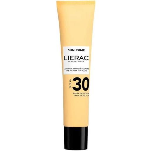 Lierac sunissime fluido solare protettivo viso spf 30 anti-età 40 ml