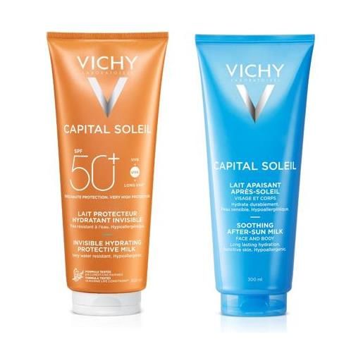 Vichy capital soleil latte spf50 300 ml + doposole 300 ml