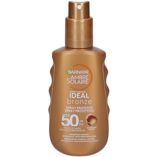 Garnier ambre solaire ideal bronze spray protettivo solare corpo spf50 150 ml