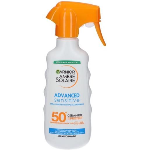 Garnier ambre solaire advanced sensitive spray protezione solare corpo spf50+ 270 ml