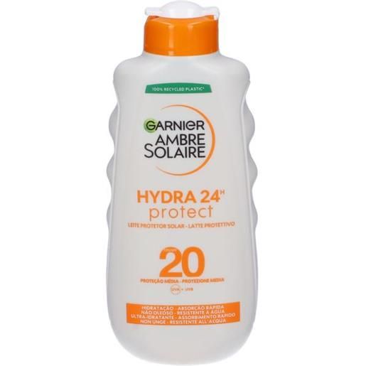 Garnier ambre solaire hydra 24 protect protezione solare idratante corpo spf 20 200 ml