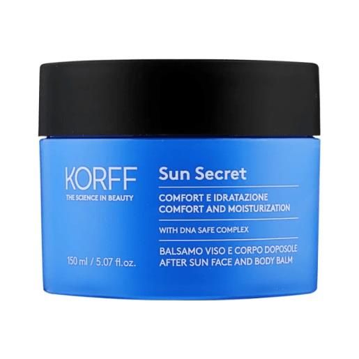 Korff sun secret balsamo doposole idratante e lenitivo 150 ml