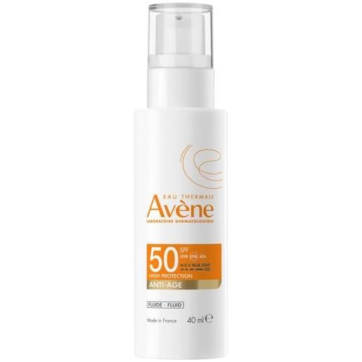 Avène eau thermale Avène fluido anti-età protezione alta spf50 40 ml