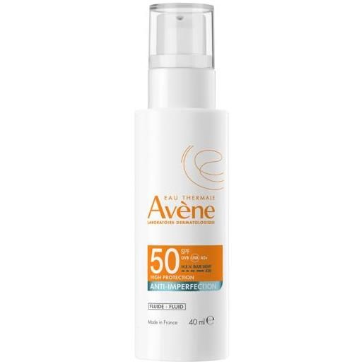 Avène eau thermale avene fluido solare anti imperfezioni spf50 40 ml