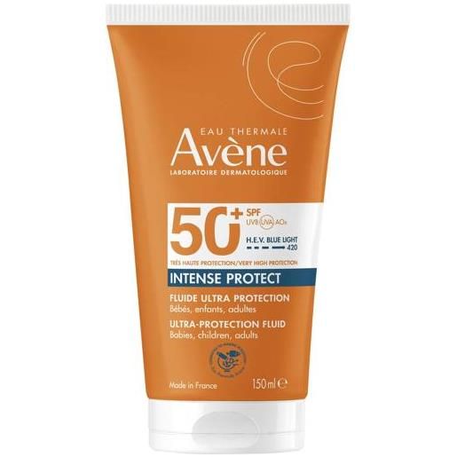 Avène intense protect fluido ultra protezione spf 50+ protezione molto alta invisibile per pelle sensibile 150 ml
