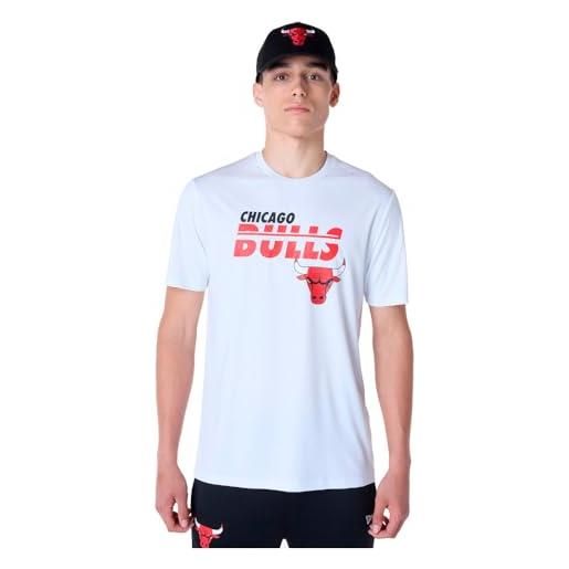 CHICAGO BULLS new era nba essentials - maglietta bianca