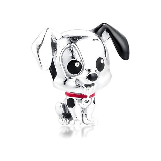 JCaleydo d 18 charm 101 dalmati, argento sterling 925, compatibile con bracciale pandora