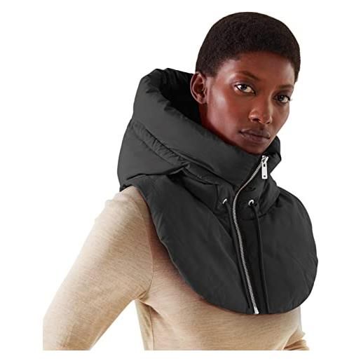 MaNMaNing finto gilet da donna senza manche giacca imbottita leggera con cappuccio staccabile e zip per l inverno come accessorio moda e caldo elegante