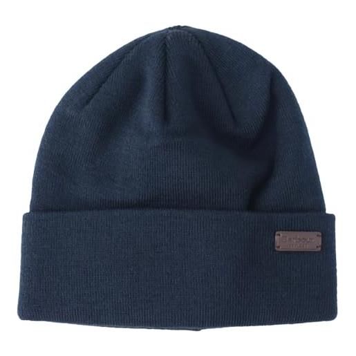 Barbour - cappello uomo healey beanie - un, navy