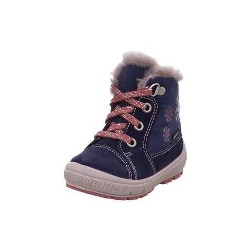 Superfit groovy 317, stivali da neve, blau/rosa 8000, 23 eu