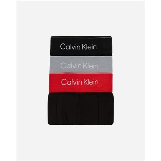 Calvin Klein Underwear 3pack boxer trunk low rise m - intimo - uomo - nero