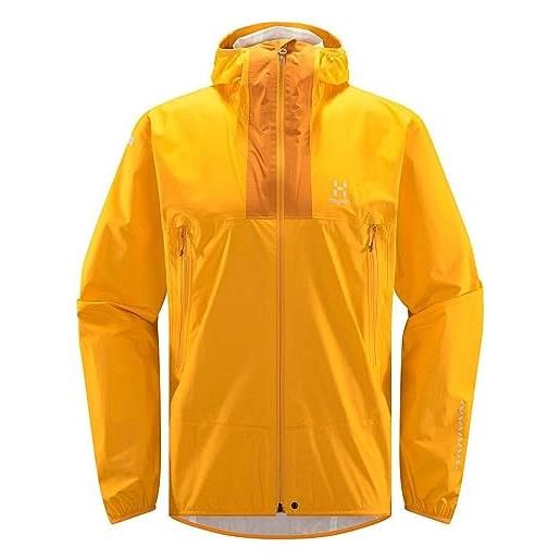 Haglöfs 605234_5lp l. I. M proof jacket giacca uomo sunny yellow/desert yellow taglia l