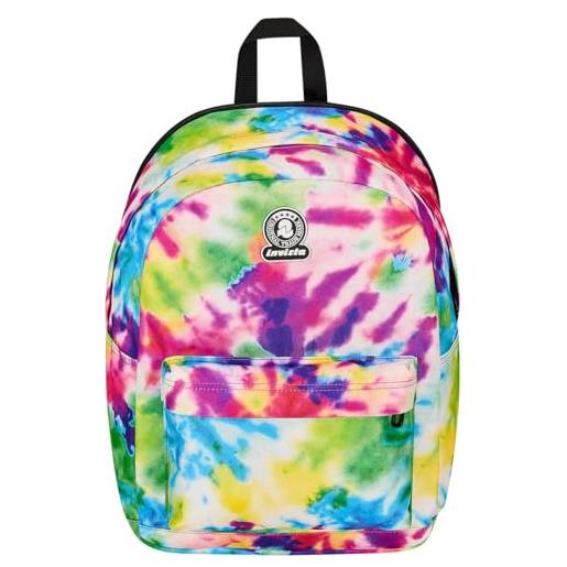 Invicta zaino monoscomparto ollie fantasy Invicta, full space, multicolore, con fascia estenbile tramite zip, massima capienza, tasca porta borraccia e scomparto porta laptop, scuola & viaggio, ragazzi