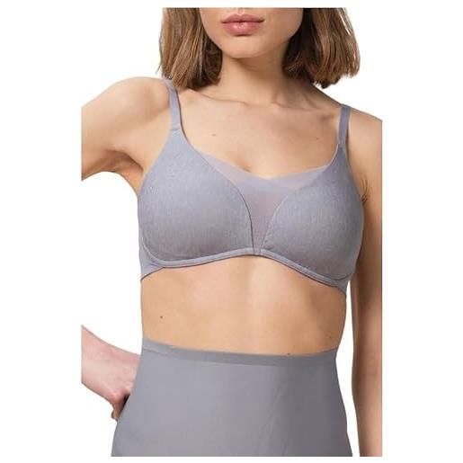 Triumph donna shape smart melange p, bra, morandi grey, 05
